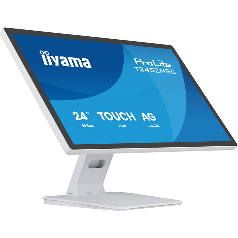 Load image into Gallery viewer, Iiyama prolite t2452msc-w2ag 24 touchscreen monitor (wit, 120 hz, hdmi, displayport, audio, usb, touch)
