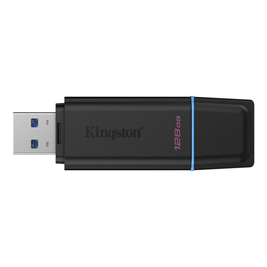 Kingston datatraveler exodia 128 gb usb-stick (zwart blauw, usb-a 3.2 gen 1 (5 gbit s))