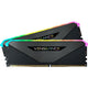Corsair vengeance rgb rt 32 gb ddr4-3200 (2x 16 gb) werkgeheugen (zwart, cmn32gx4m2z3200c16, xmp 2.0)