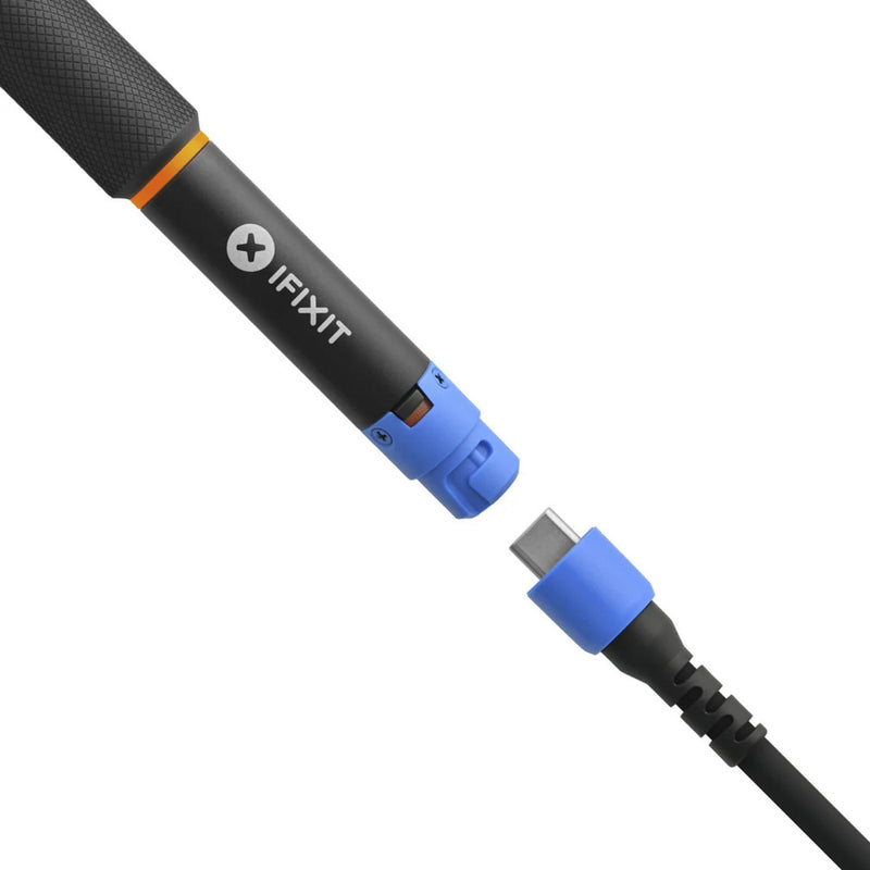 Load image into Gallery viewer, Ifixit fixhub power series portable soldeer station soldeerbout (zwart blauw, 100 watt, usb-c, powerstation)
