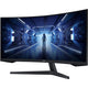 Samsung odyssey g5 34 curved ultrawide gaming monitor (zwart, hdmi, displayport, 165 hz)