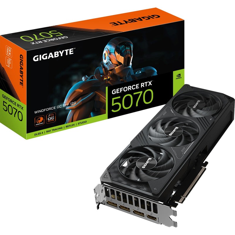 Load image into Gallery viewer, Gigabyte geforce rtx 5070 windforce oc sff 12g grafische kaart (3x displayport, 1x hdmi)
