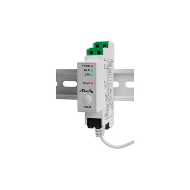 Shelly pro 3em-120a v2 meetapparaat (wit, lan, wifi, bluetooth)
