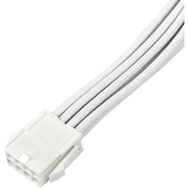 Load image into Gallery viewer, Silverstone sst-pp07e-pci8w-v2, pcie 8pin (6+2) verlengkabel (wit, 30 centimeter)
