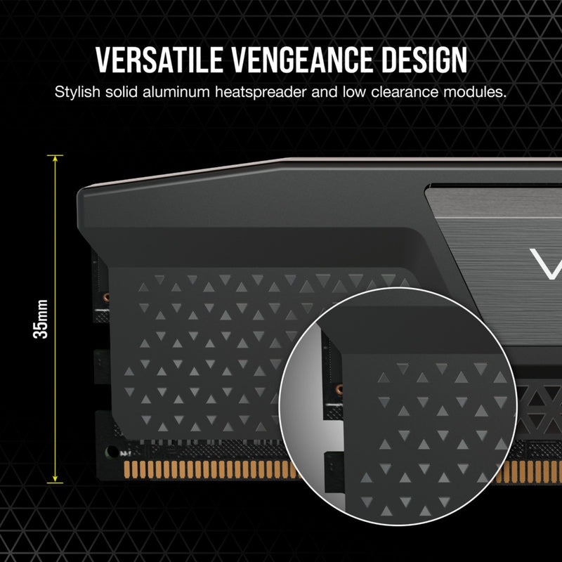 Load image into Gallery viewer, Corsair vengeance 32 gb ddr5-5200 (2x 16 gb) werkgeheugen (zwart, cmk32gx5m2b5200c40, xmp 3.0)
