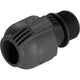 Gardena verbindingsstuk 25 mm x 1 buitendraad (zwart grijs, 2763-20)