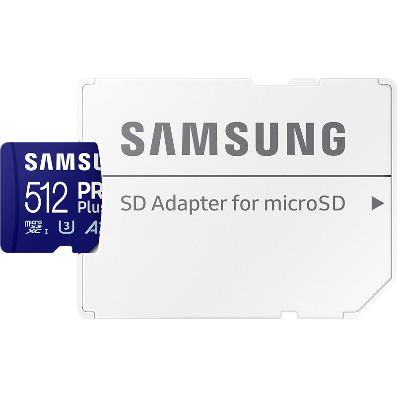 Load image into Gallery viewer, Samsung pro plus 512 gb microsdxc (2023) geheugenkaart (blauw, uhs-i u3, class 10, v30, a2)
