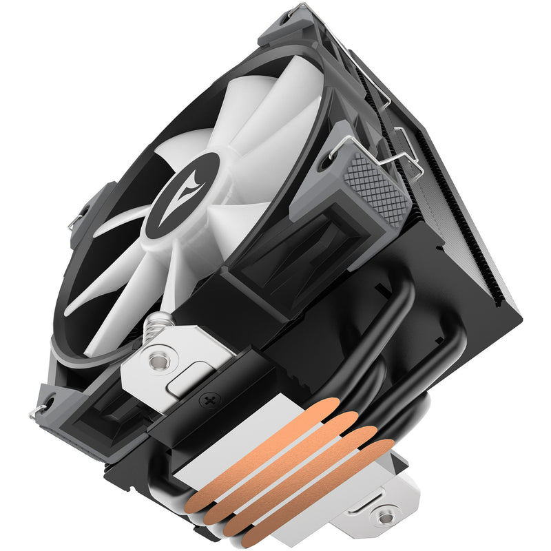 Load image into Gallery viewer, Sharkoon a40 rgb cpu-koeler (zwart, 4-pins pwm fan-connector)
