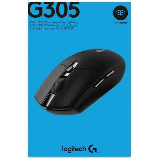 Logitech g305 lightspeed draadloze gaming muis (zwart, 200 - 12.000 dpi)