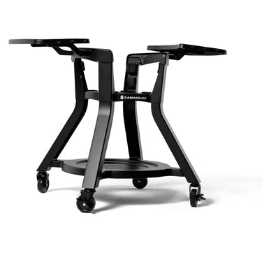 Kamado joe joe jr®-kar met zijtafels barbecuewagen (zwart)