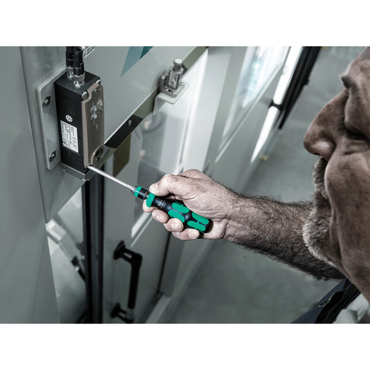 Wera kraftform kompakt 838 ra-r m imperial set 1 bitset (zwart groen, 15‑delig)