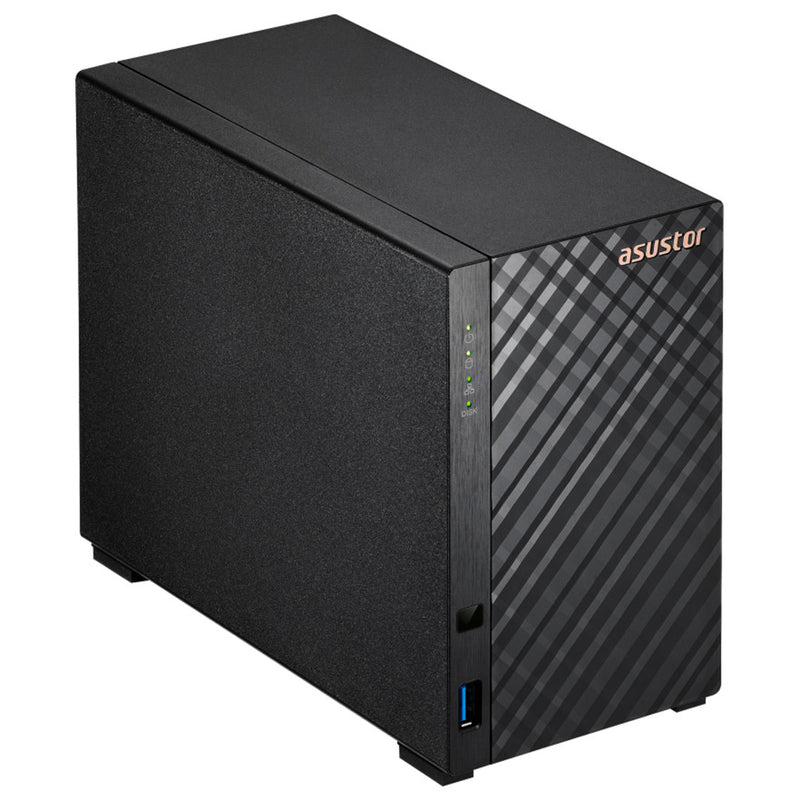 Load image into Gallery viewer, Asustor drivestor 2 gen2 (as1202t) nas (zwart, lan, usb)
