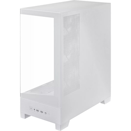 Asus a31 plus midi tower behuizing (wit | 2x usb-a | 2x usb-c | tempered glass)