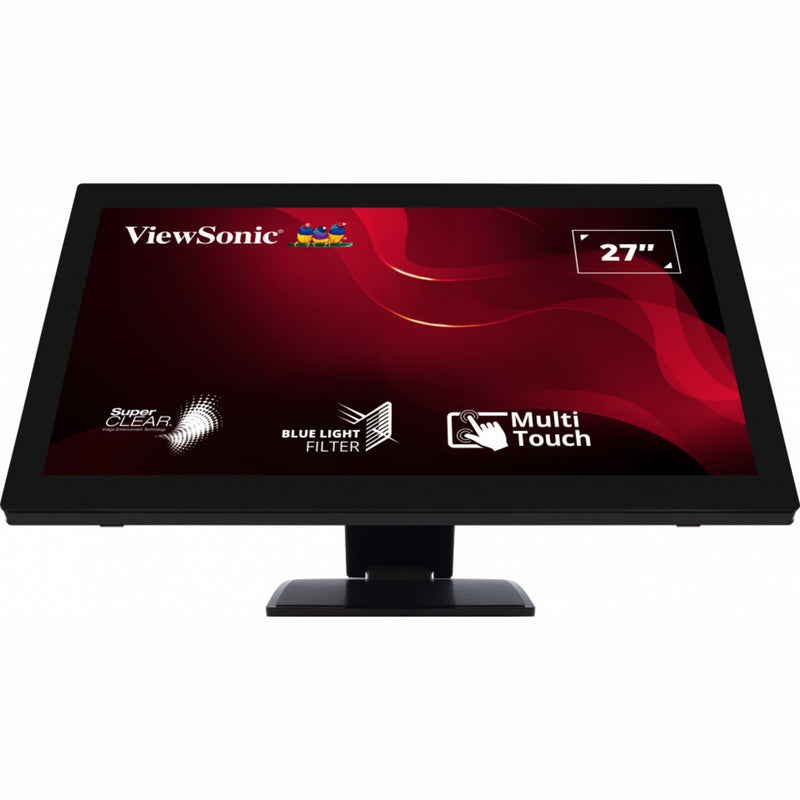 Load image into Gallery viewer, Viewsonic 10-point touch screen monitor td2760 27 (zwart, 1x hdmi, 1x displayport, vga, usb-a, usb-b)
