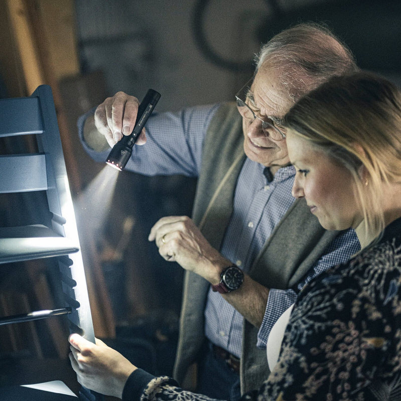Load image into Gallery viewer, Ledlenser p6r zaklamp (zwart, 1200 lm, 6000-7500k)
