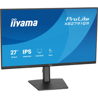Iiyama prolite xb2791qs-b1 27 monitor (zwart (mat), hdmi, displayport, audio)