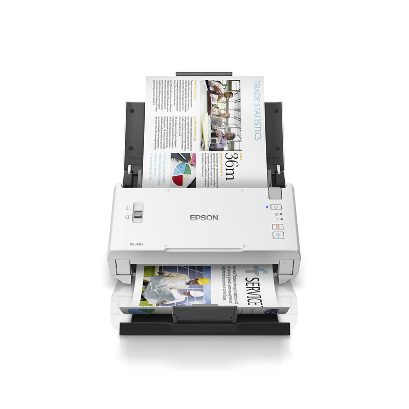 Load image into Gallery viewer, Epson workforce ds-410 feedscanner (wit zwart, usb 2.0)
