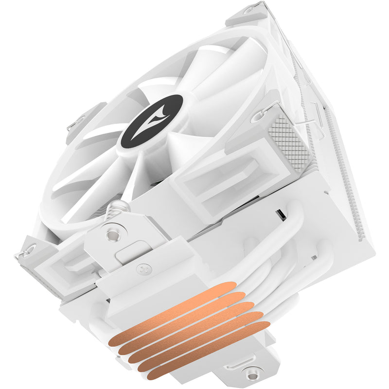 Load image into Gallery viewer, Sharkoon a50 rgb cpu-koeler (wit, 4-pins pwm fan-connector)
