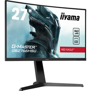 Iiyama g-master red eagle gb2766hsu-b1 27 curved gaming monitor (zwart, 2x hdmi, displayport, 2x usb-a, usb-b, 165 hz)
