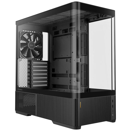 Antec c6 curve air midi tower behuizing (zwart | 2x usb-a | 1x usb-c | tempered glass)