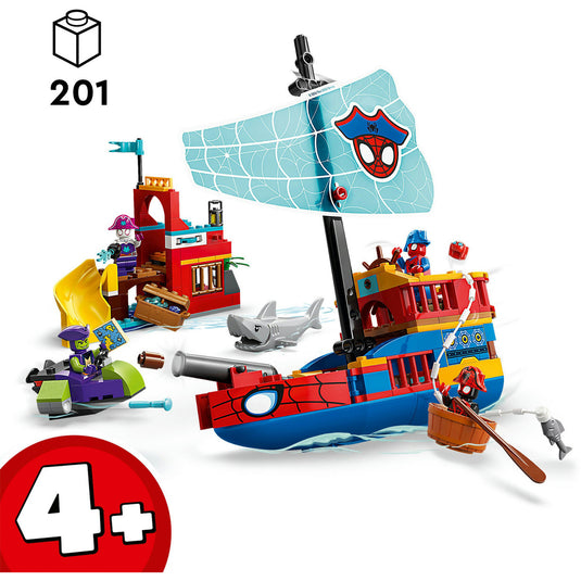 Lego marvel 11208 team spidey piratenschip