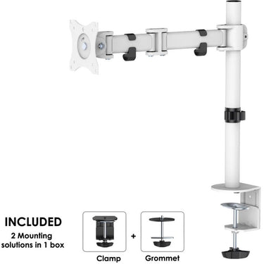 Neomounts nm-d135white monitorarm (wit)