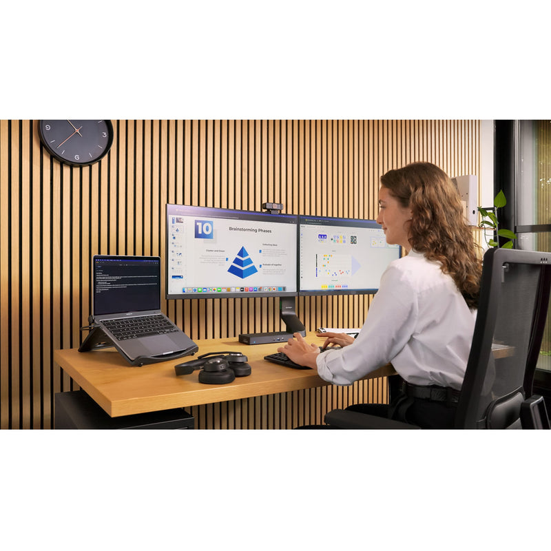 Load image into Gallery viewer, Kensington pro fit ergo kb675 eq tkl rechargeable keyboard (zwart, eu lay-out (qwerty), membraan, 80% (tkl), bluetooth, 2.4 ghz)
