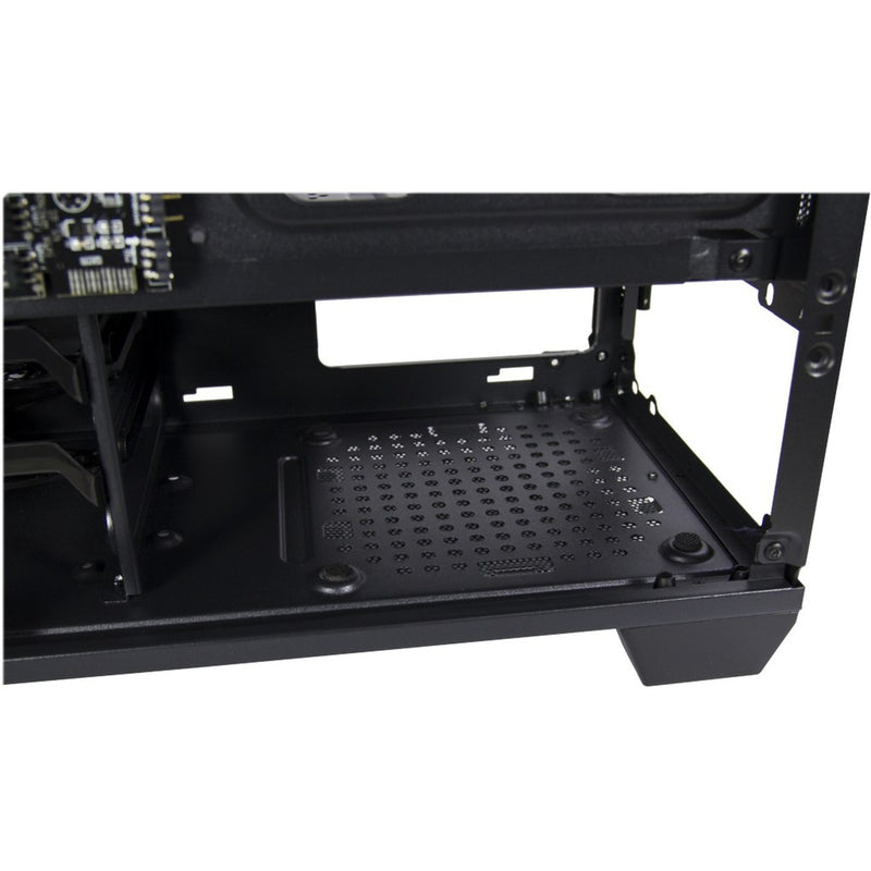 Load image into Gallery viewer, Inter-tech x-608 infinity micro midi tower behuizing (zwart | 1x usb-a | 1x usb-c | rgb | window)
