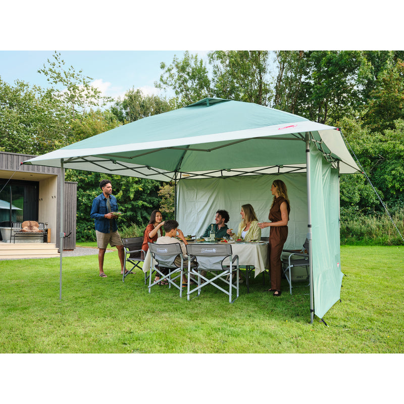 Load image into Gallery viewer, Coleman fastpitch onepush shelter l paviljoen (turquoise grijs, 4 x 4 m)
