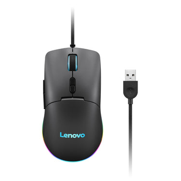Lenovo m210 rgb-gamingmuis (zwart, 8000 dpi, rgb)