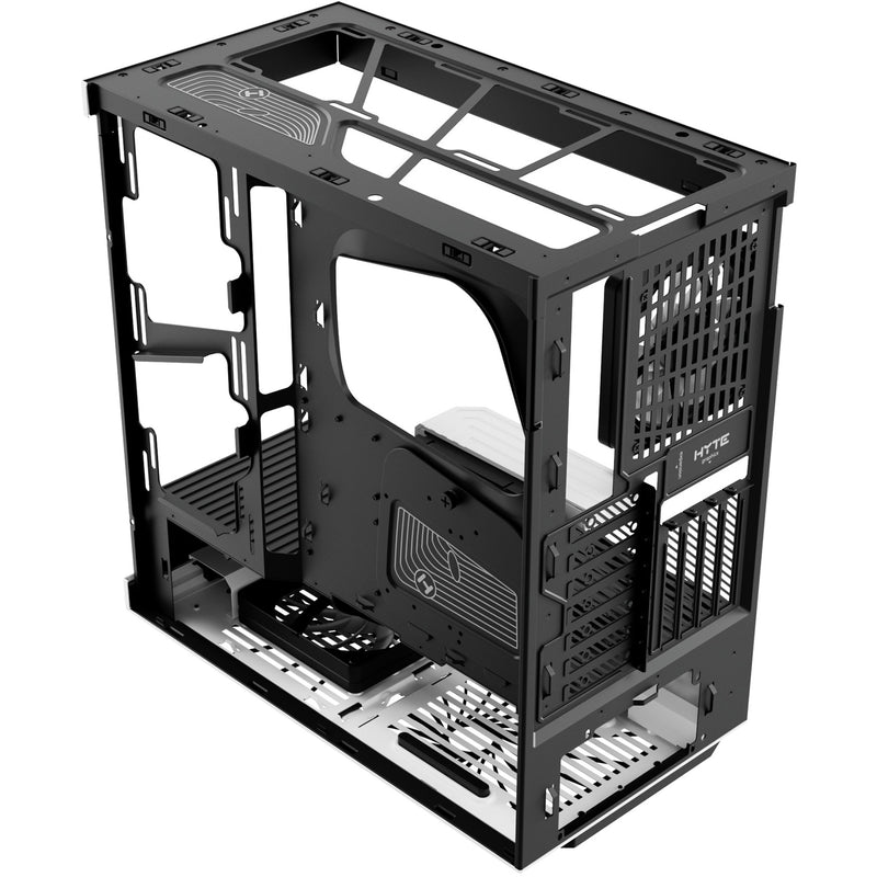 Load image into Gallery viewer, Hyte y40 midi tower behuizing (wit zwart | 2x usb-a | 1x usb-c | tempered glass)
