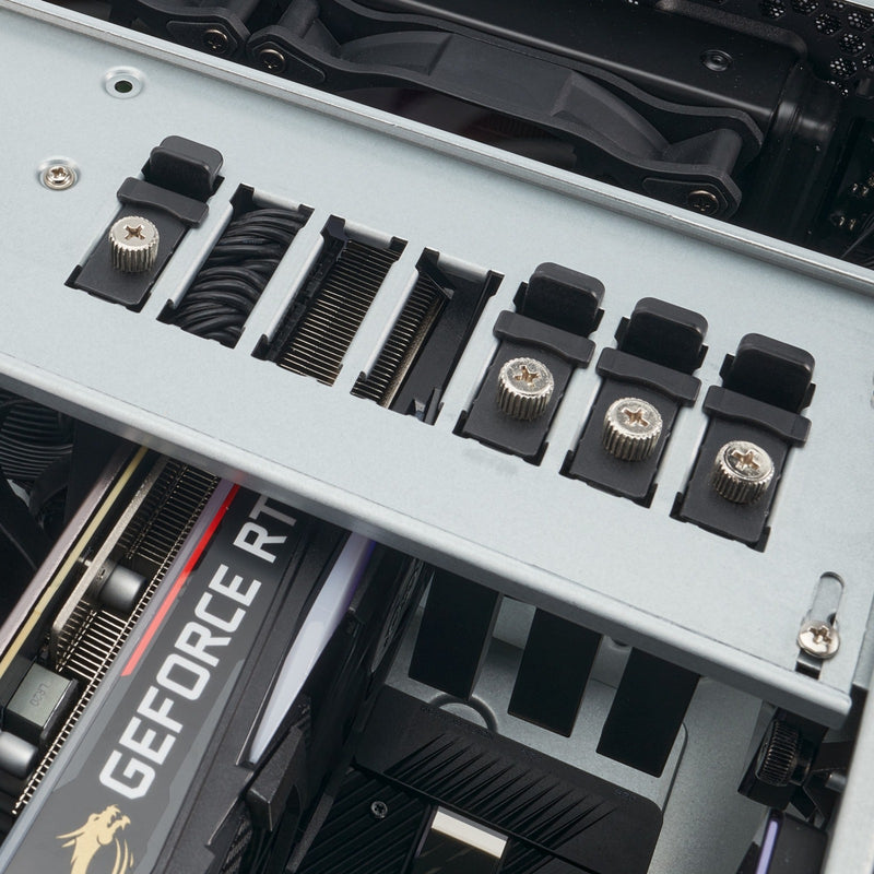 Load image into Gallery viewer, Silverstone rm44 rack behuizing (zwart | 4u | usb type-c | 2x 80mm casefan inbegrepen)
