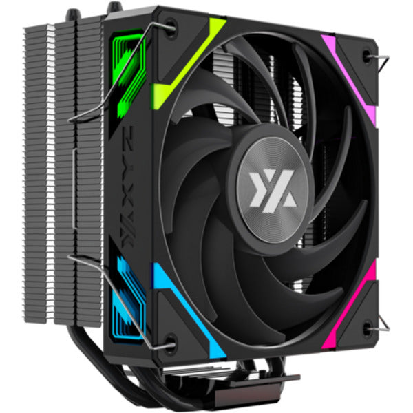 Afbeelding laden in galerijviewer, Xyz pc gear thermax 4 rgb cpu-koeler (zwart, argb, pwm)
