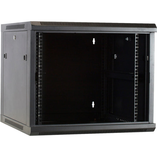 Dsi 9u wandkast met glazen deur - ds6609 server rack (zwart, 600 x 600 x 500mm)