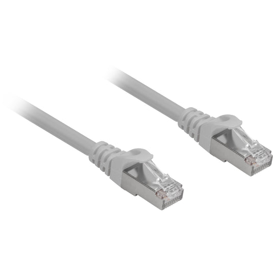 Sharkoon netwerkkabel sftp, rj-45 met cat.6a (grijs, 15 meter, halogeenvrij)