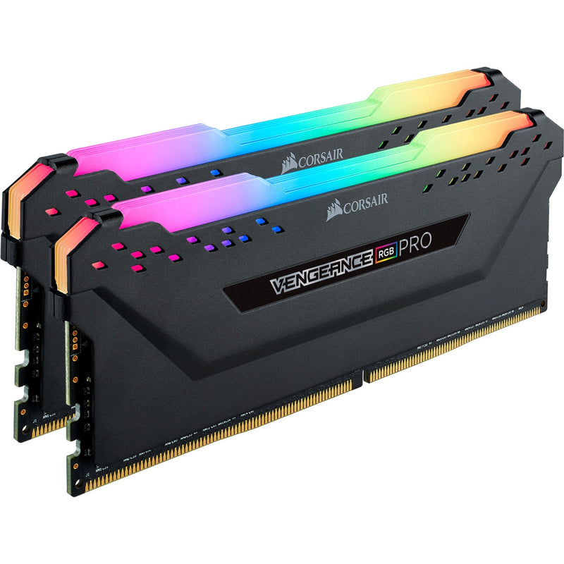 Load image into Gallery viewer, Corsair vengeance rgb pro 32 gb ddr4-3200 (2x 16 gb) werkgeheugen (zwart, cmw32gx4m2e3200c16, xmp 2.0)
