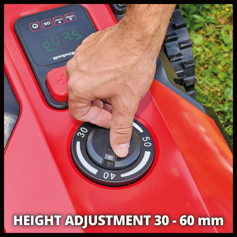 Load image into Gallery viewer, Einhell freelexo 500 robotmaaier (rood zwart, 2.5 ah power x-change plus accu + laadstation inbegrepen)
