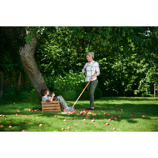 Wolf-garten multi-star fc-m fruitverzamelaar fruitplukker (rood, beugel inbegrepen)