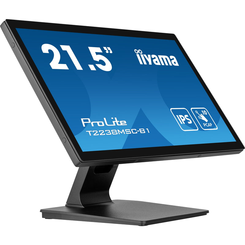 Load image into Gallery viewer, Iiyama prolite t2238msc-b1 21.5 touchscreen monitor (zwart (mat), hdmi, displayport, 2x usb-a, usb-b)
