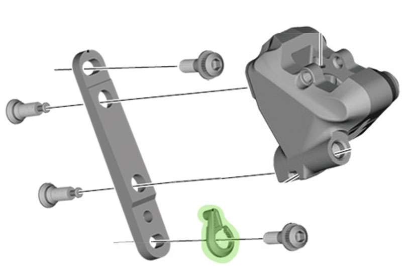 Load image into Gallery viewer, Shimano stop-ring for flat-mount
