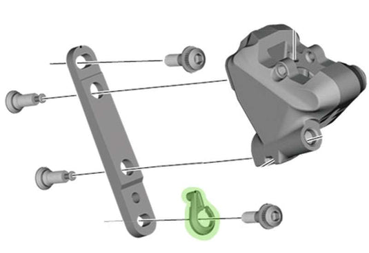 Shimano stop-ring for flat-mount