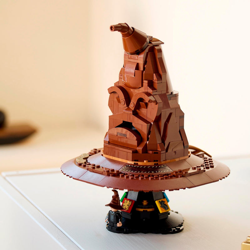 Load image into Gallery viewer, Lego harry potter 76429 pratende sorteerhoed + geluid
