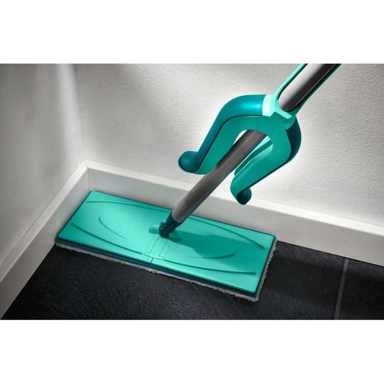 Load image into Gallery viewer, Leifheit picobello vloerwisser s micro duo met steel - 27 cm wisbreedte - turqouise - grijs
