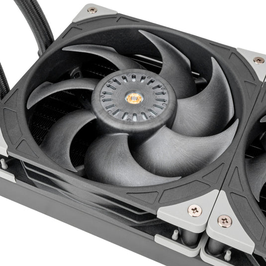 Silverstone xe420 waterkoeling (zwart zilver)