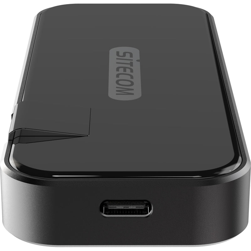Load image into Gallery viewer, Sitecom usb-c to hdmi + gigabit lan adapter (zwart)
