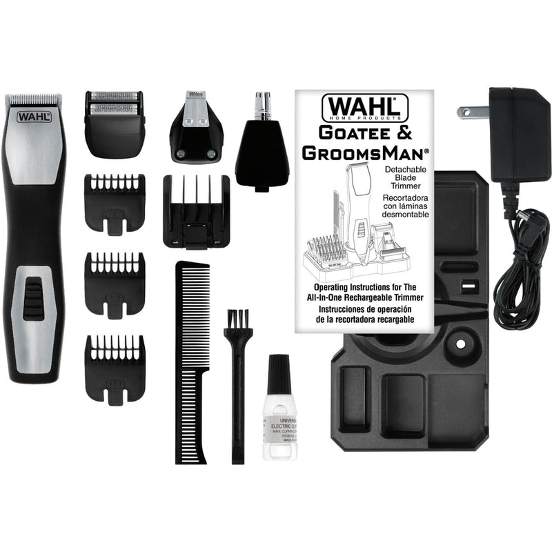 Load image into Gallery viewer, Wahl home products groomsman pro baardtrimmer (zwart zilver)
