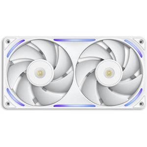 Nzxt f240x rgb case fans (wit, 2 stuks, 240 x 120 x 30 mm, pwm)