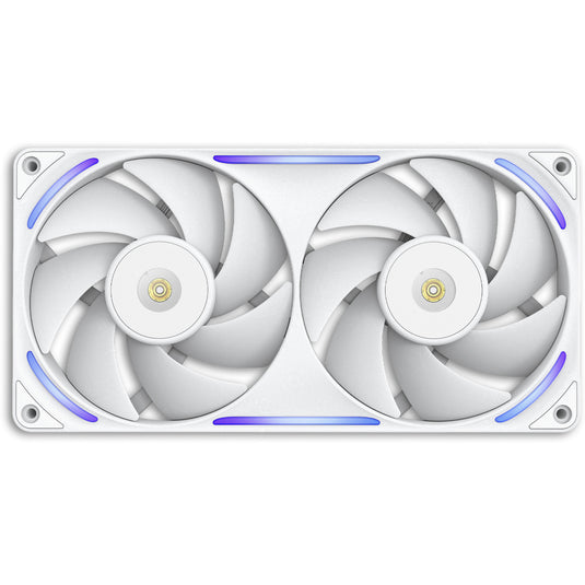 Nzxt f240x rgb case fans (wit, 2 stuks, 240 x 120 x 30 mm, pwm)