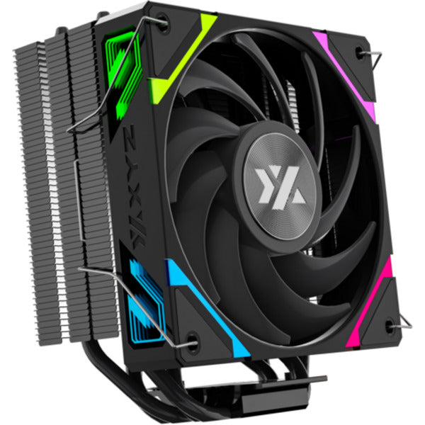 Afbeelding laden in galerijviewer, Xyz pc gear thermax 4 rgb cpu-koeler (zwart, argb, pwm)
