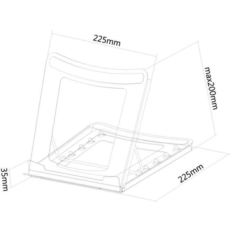 Load image into Gallery viewer, Neomounts nsls075black notebook standaard (zwart)
